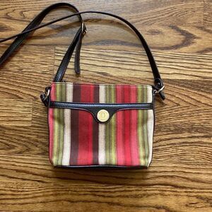 𝅺small Canvas Stripe Etienne Aigner Bag